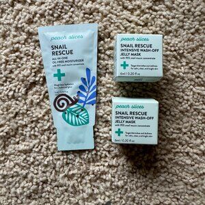 Peach Slices Snail Rescue Samples